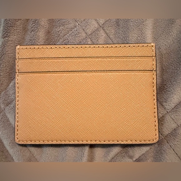 Tory Burch Tan Card Holder EUC - Picture 2 of 2